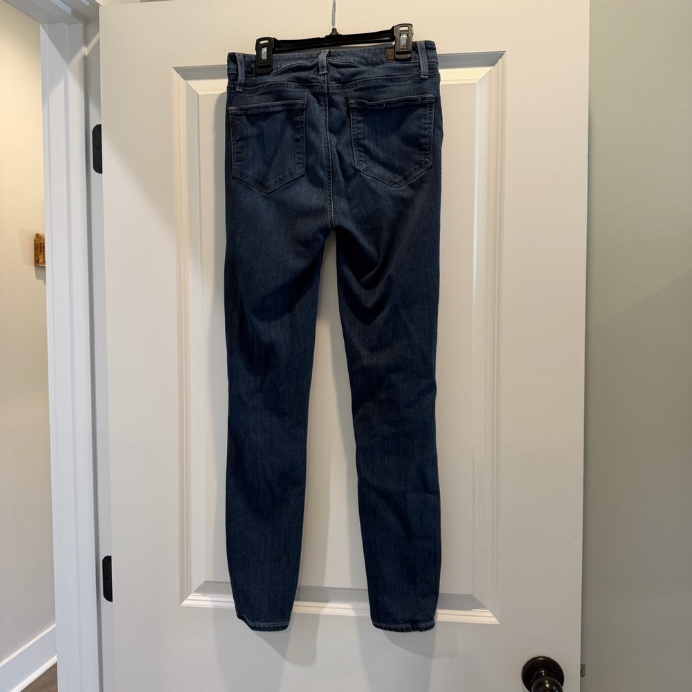 PAIGE Dark Wash Hoxton Ankle Jeans - Picture 3 of 5